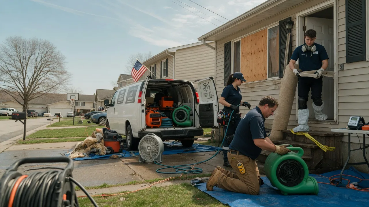 Water Damage Restoration in Litchfield, IL near me